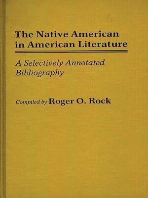 cover image of The Native American in American Literature